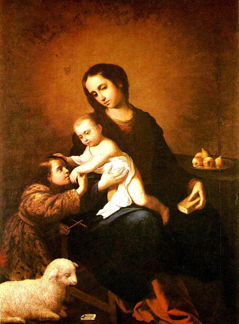 virgin and child with st.
